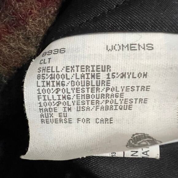 Woolrich Vintage Plaid Red Brown 3 Button Jacket Size X Large - Picture 6 of 6